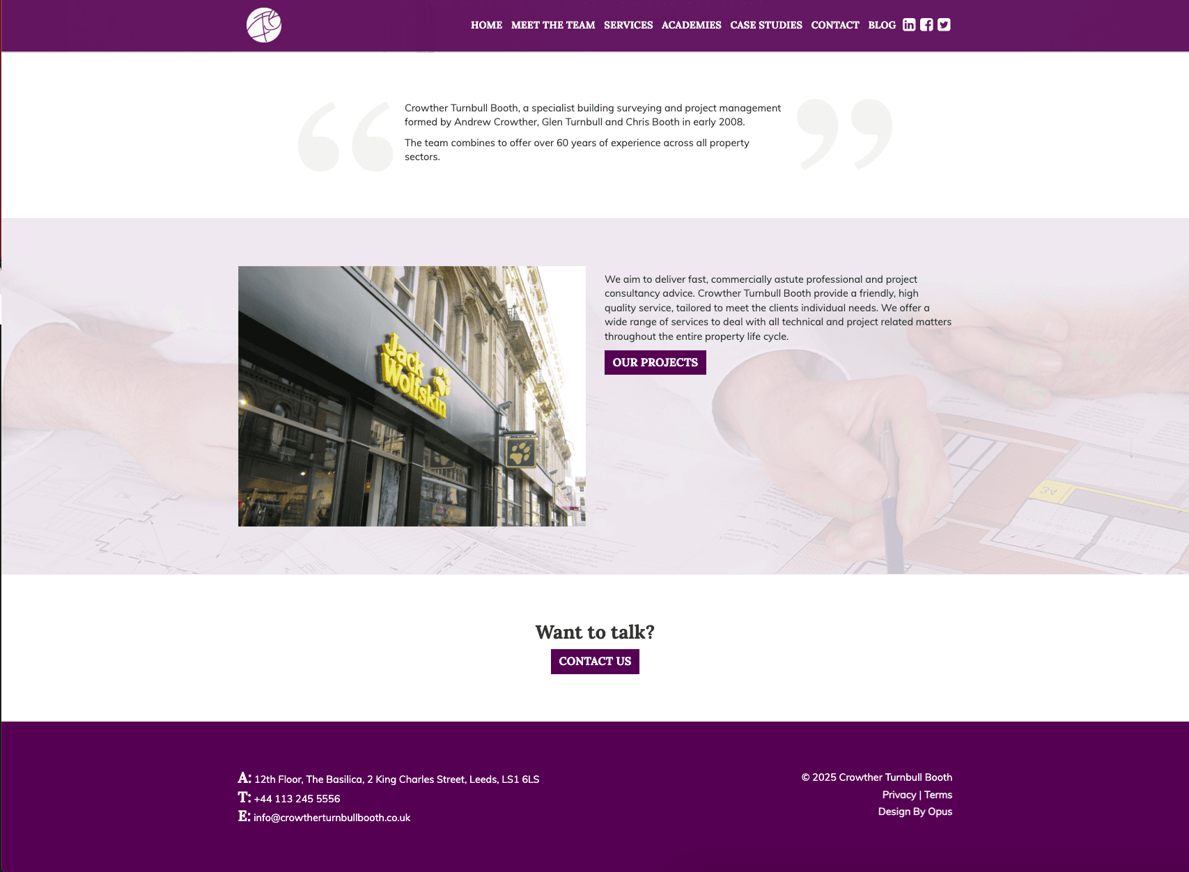 Cluttered and dated case studies index lacking visual appeal and user experience.