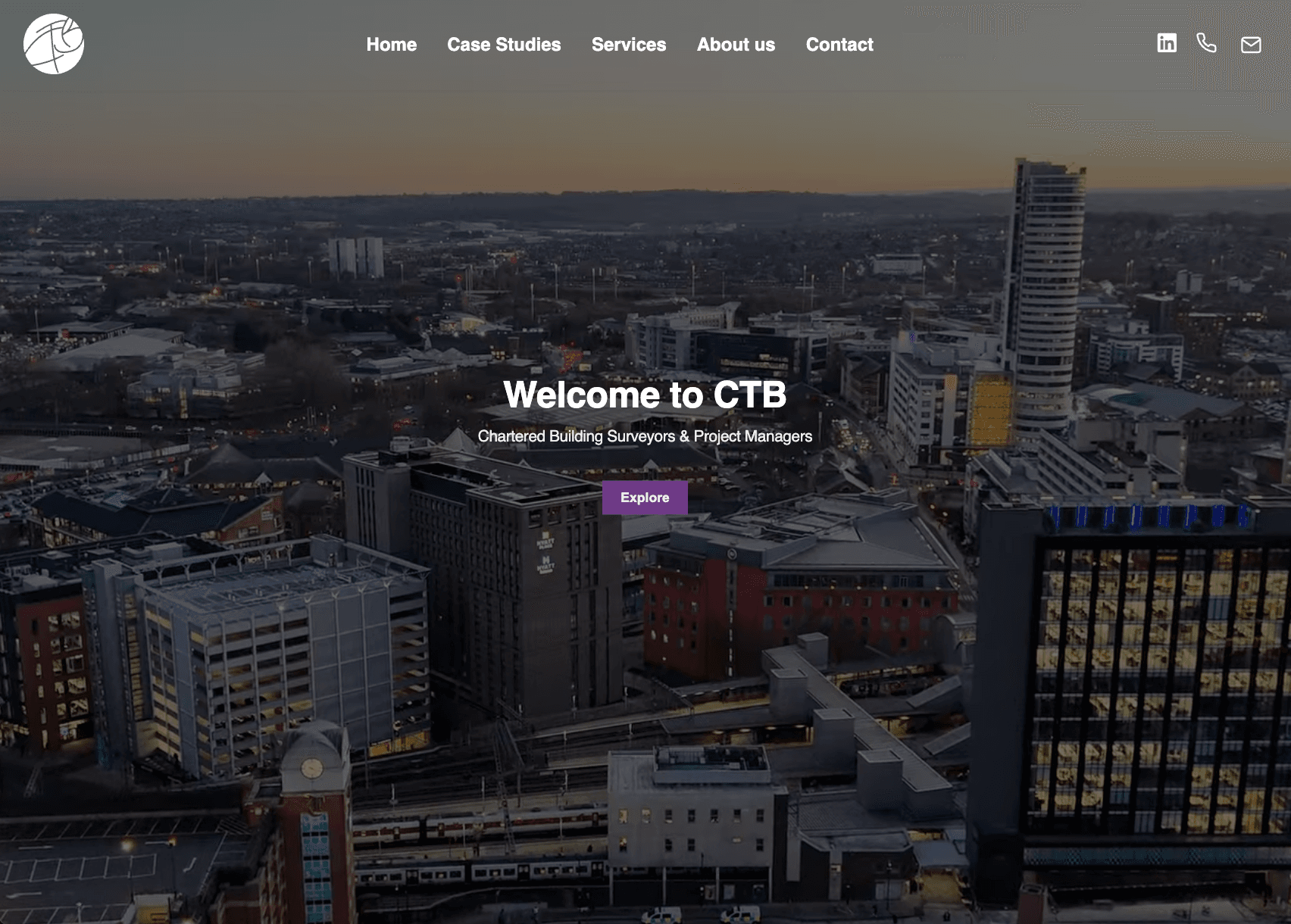 High-impact new homepage featuring a cinematic, responsive design.